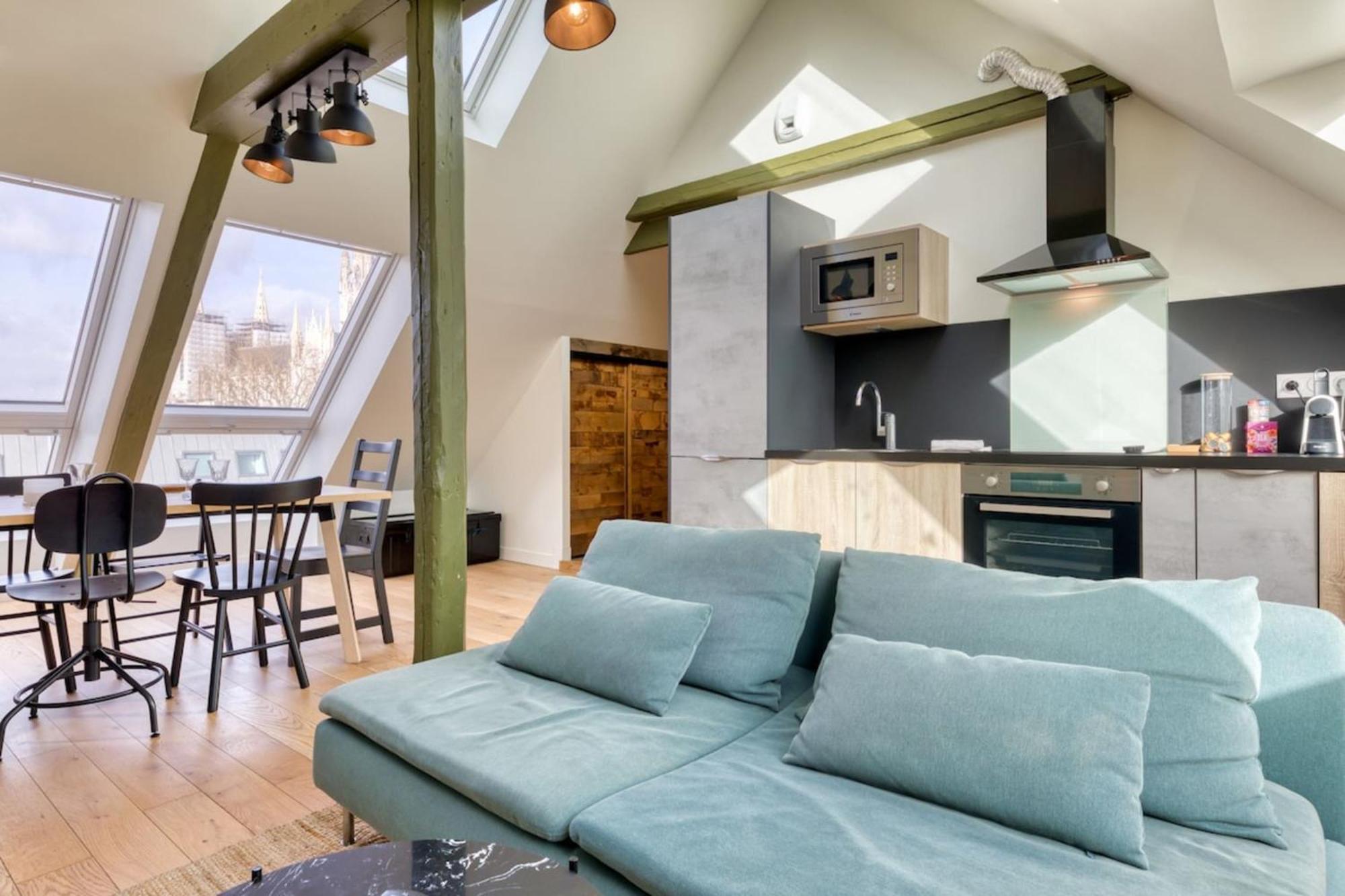Armand Superbe F4 Centre Rouen Vue Incroyable ! Apartment ภายนอก รูปภาพ
